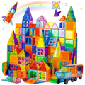 Xekel 120PCS Magnetic Building Blocks - 3D STEM Educational Tiles Set
