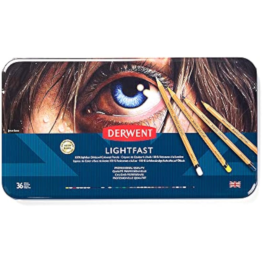 Derwent Lightfast Pencils - Professional Fine Art Drawing Set of 36