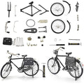 1:10 Retro DIY Bicycle Model Kit – Alloy Mini Bike Ornament