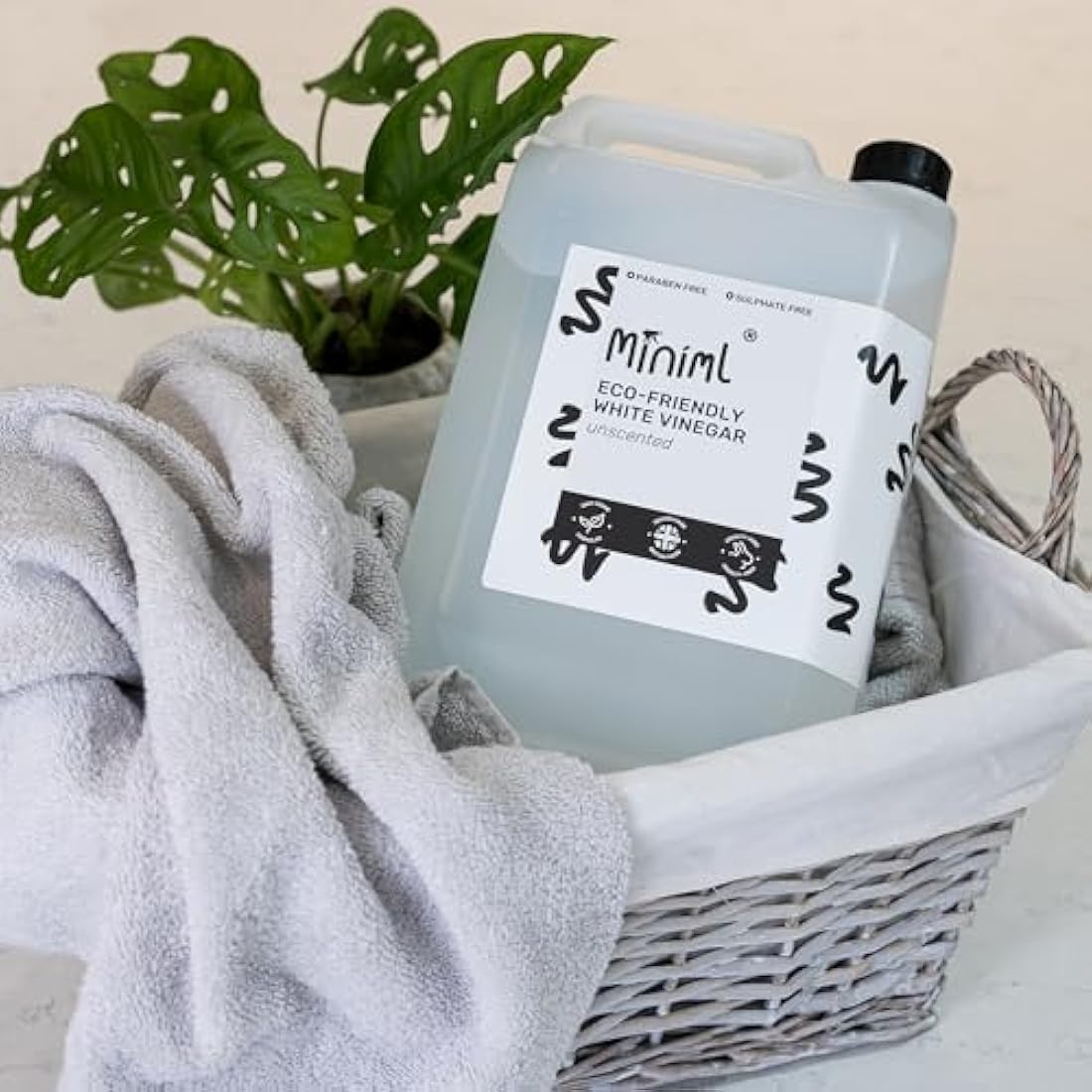 Miniml White Vinegar Multi-Surface Cleaner | Eco-Friendly 5L Refill