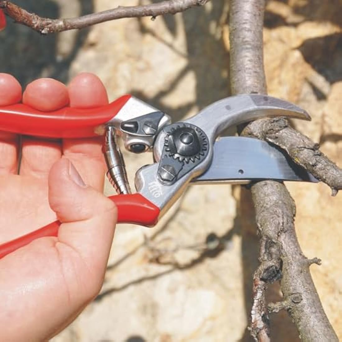 FELCO 2 Pruning Secateurs – Heavy Duty Steel Shears for Large Hands