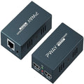 PWAY HDMI Extender 1080P 60m over Cat6/7 with IR Control & POC