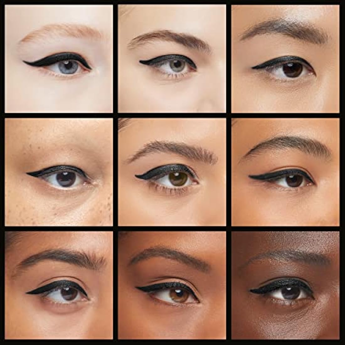 Palladio Waterproof Retractable Eyeliner – Pure Black Long-Wear 21g