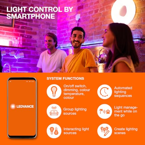 LEDVANCE Smart WiFi LED Panel - 450mm RGB & Tunable White Luminaire