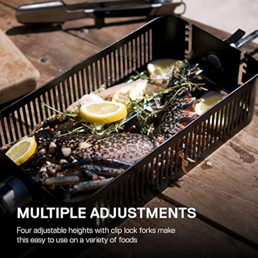 Everdure Rotisserie Basket for Hub and Fusion Grills | Non-Stick Steel