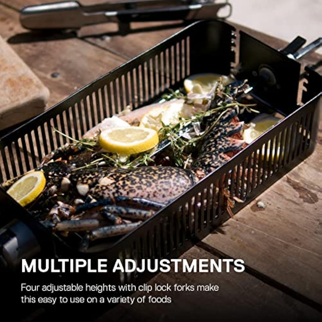 Everdure Rotisserie Basket for Hub and Fusion Grills | Non-Stick Steel