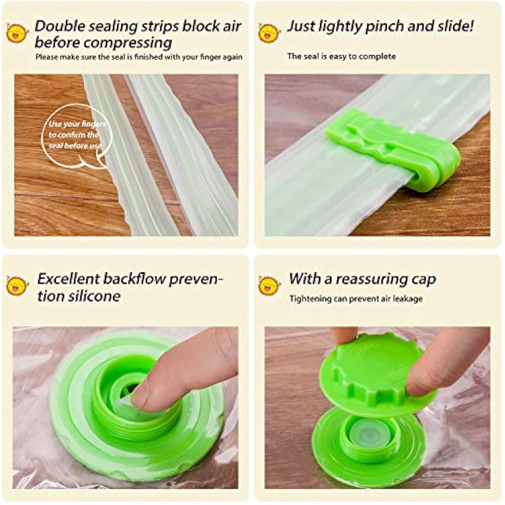 Opaza Vacuum Storage Bags | 3 Pack Medium Space Savers (80x60cm)
