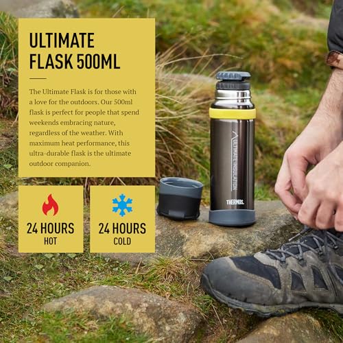 Thermos Ultimate Flask – 500ml Insulated Stainless Steel Water Bottle