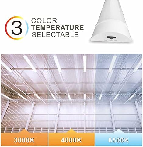 Sundertech LED Batten Light | 3FT 25W 3CCT Selectable | 2 Pack Set