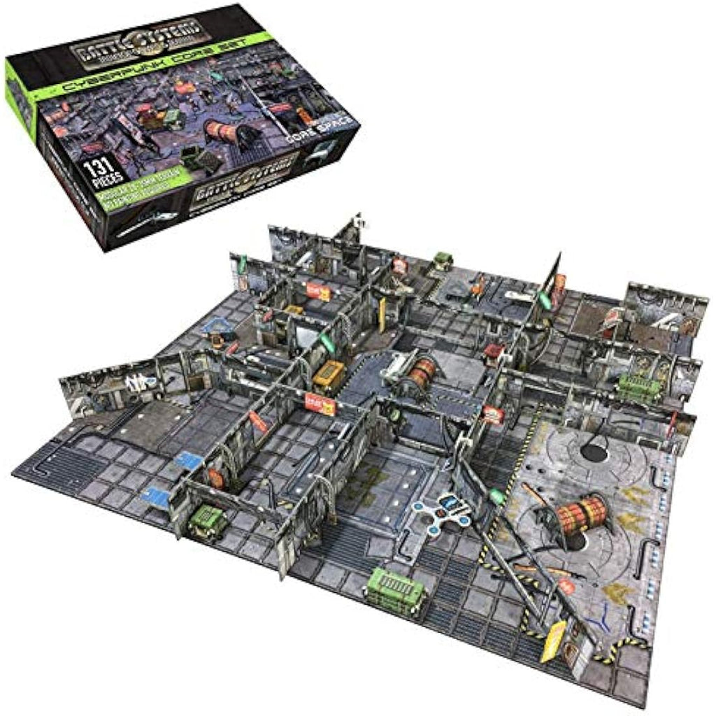 Battle Systems Cyberpunk Core Set – 28mm Modular Sci-Fi Terrain Kit