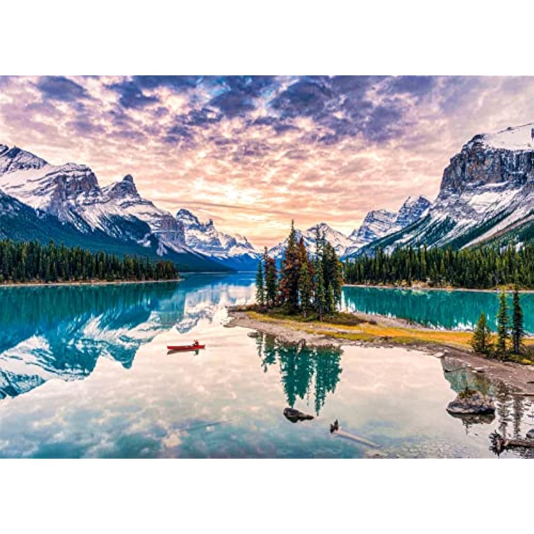 Spirit Island Maligne Lake 1000 Piece Jigsaw Puzzle for Adults