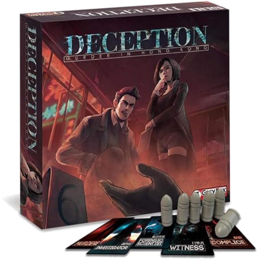 Deception: Murder in Hong Kong Board Game – Social Deduction Party Game