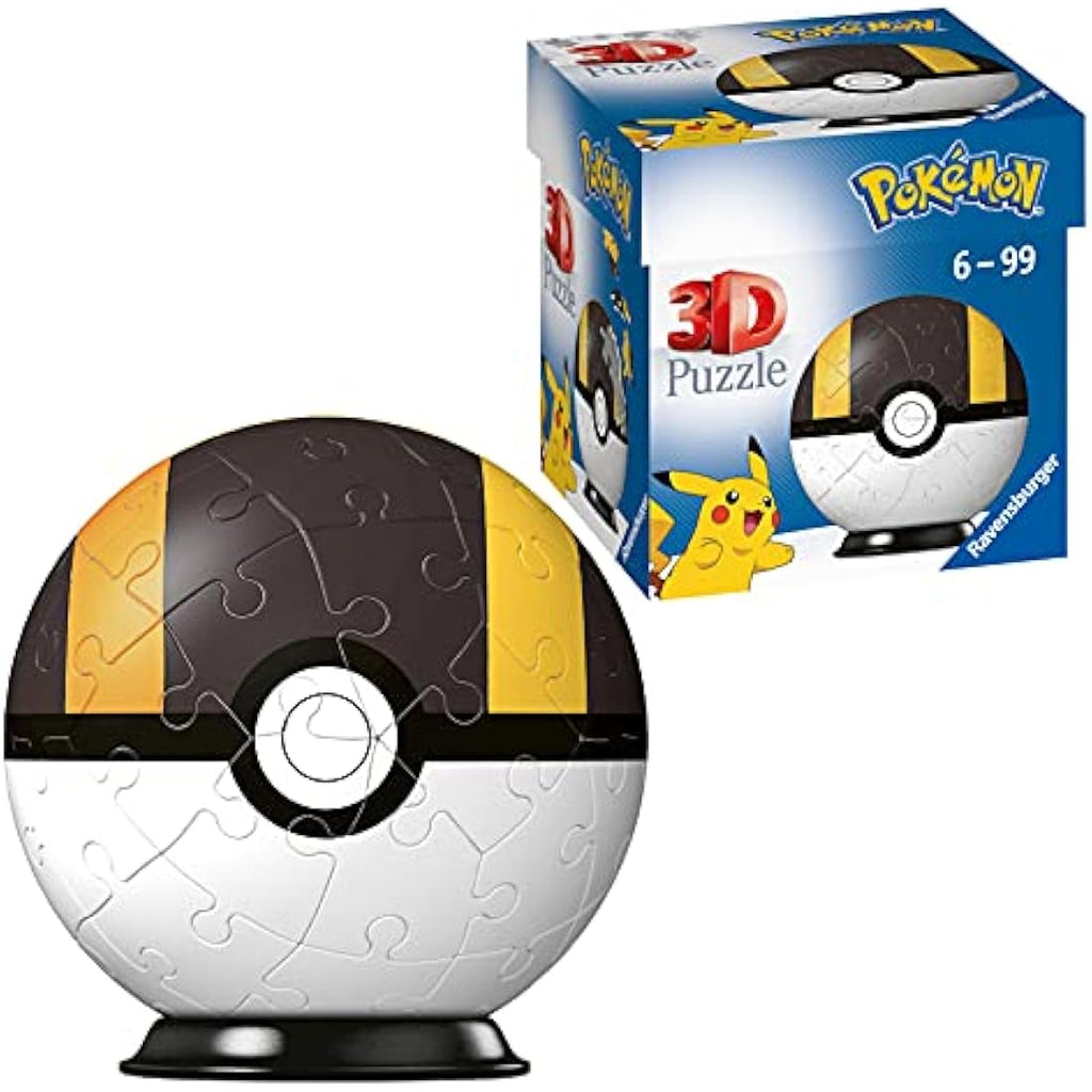 Ravensburger Pokemon Ultra Ball 3D Jigsaw Puzzle - 54 Piece Pokeball Toy