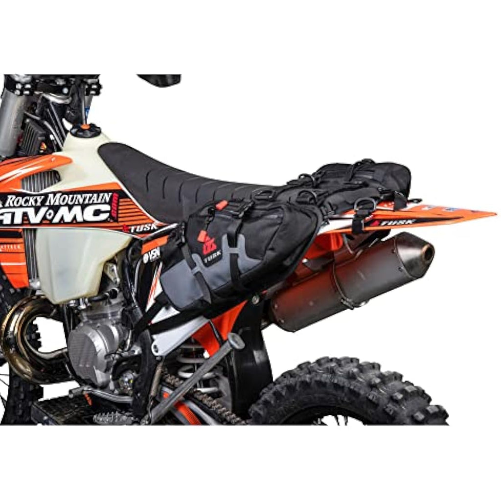Tusk Traverse Rackless Pannier Bags - Durable Soft Motorcycle Luggage