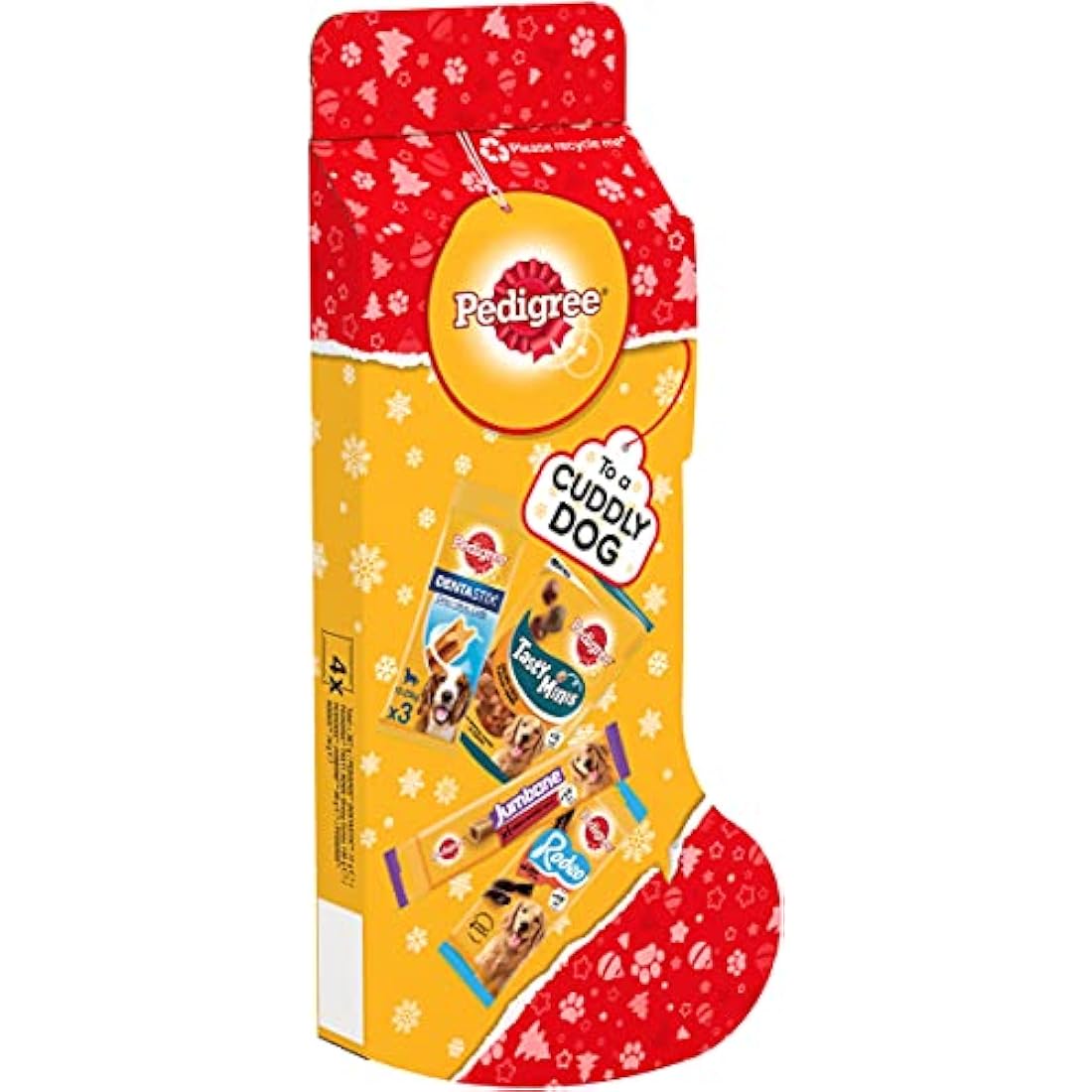 Pedigree Christmas Dog Treats Stocking Pack – 2 Pack Holiday Gift Set