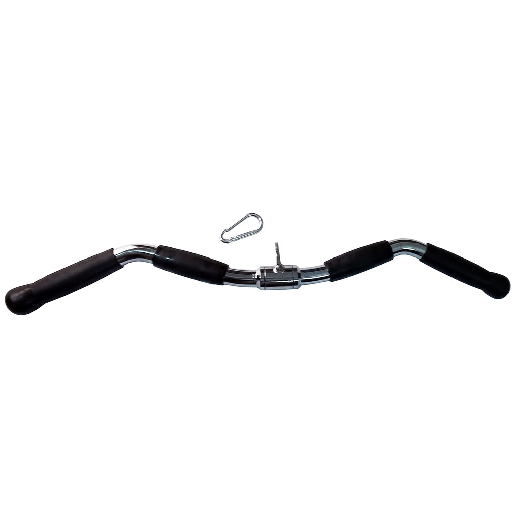 Jolof Store Revolving Straight Bar Cable Attachment with Rubber Grips