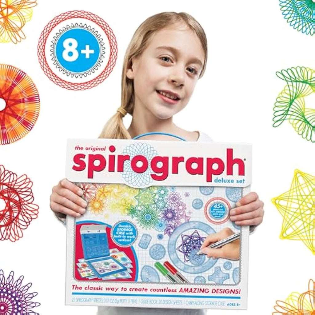 Spirograph Deluxe Drawing Set – Multicoloured Geometric Art Kit