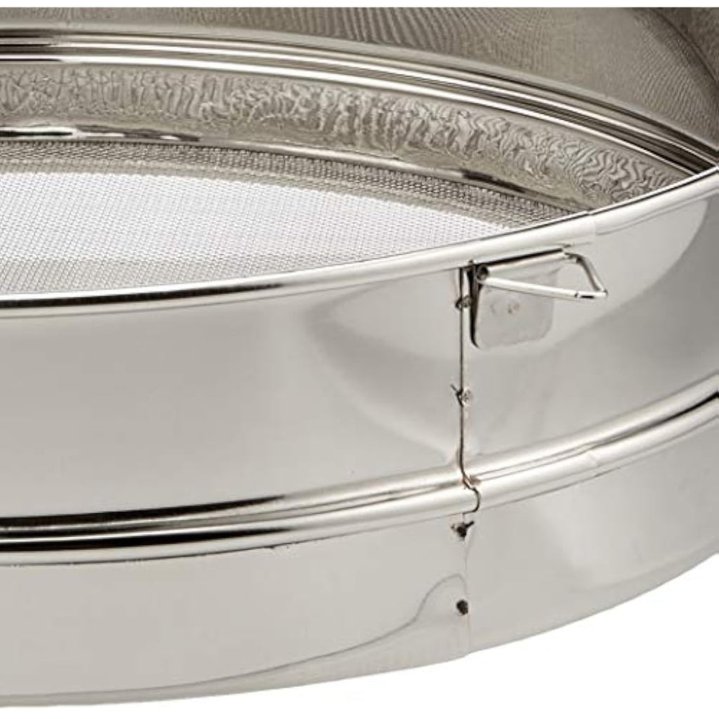 De Buyer Stainless Steel Fine Mesh Sieve – 30cm Pastry Flour Sifter