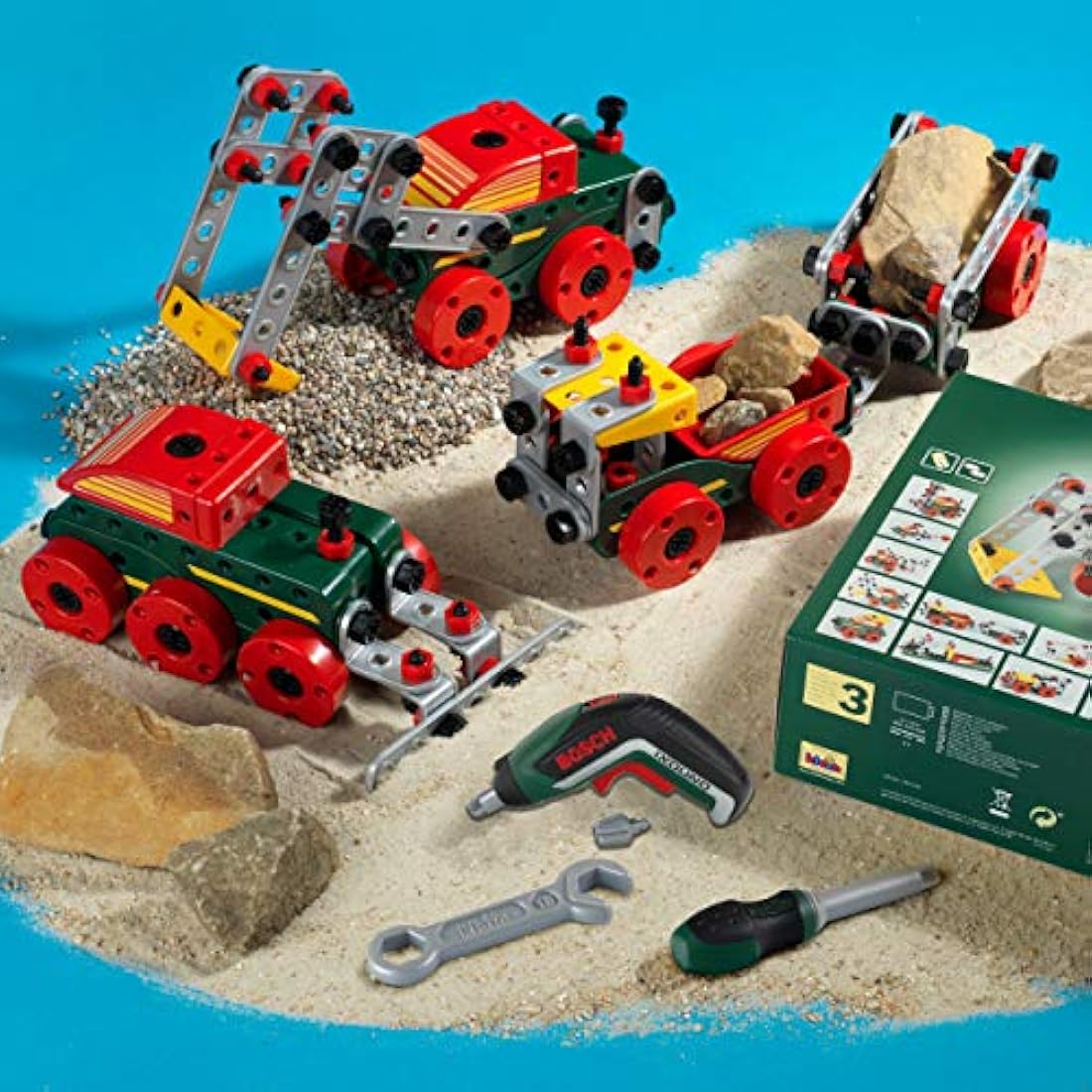 Theo Klein Bosch Multi-Tech Construction Set with Ixolino Toy Drill