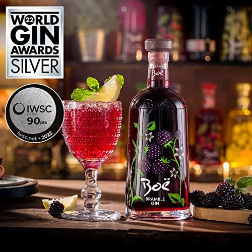 Boë Bramble Flavoured Scottish Gin – Premium Berry Gin, 70cl, 41.5% ABV