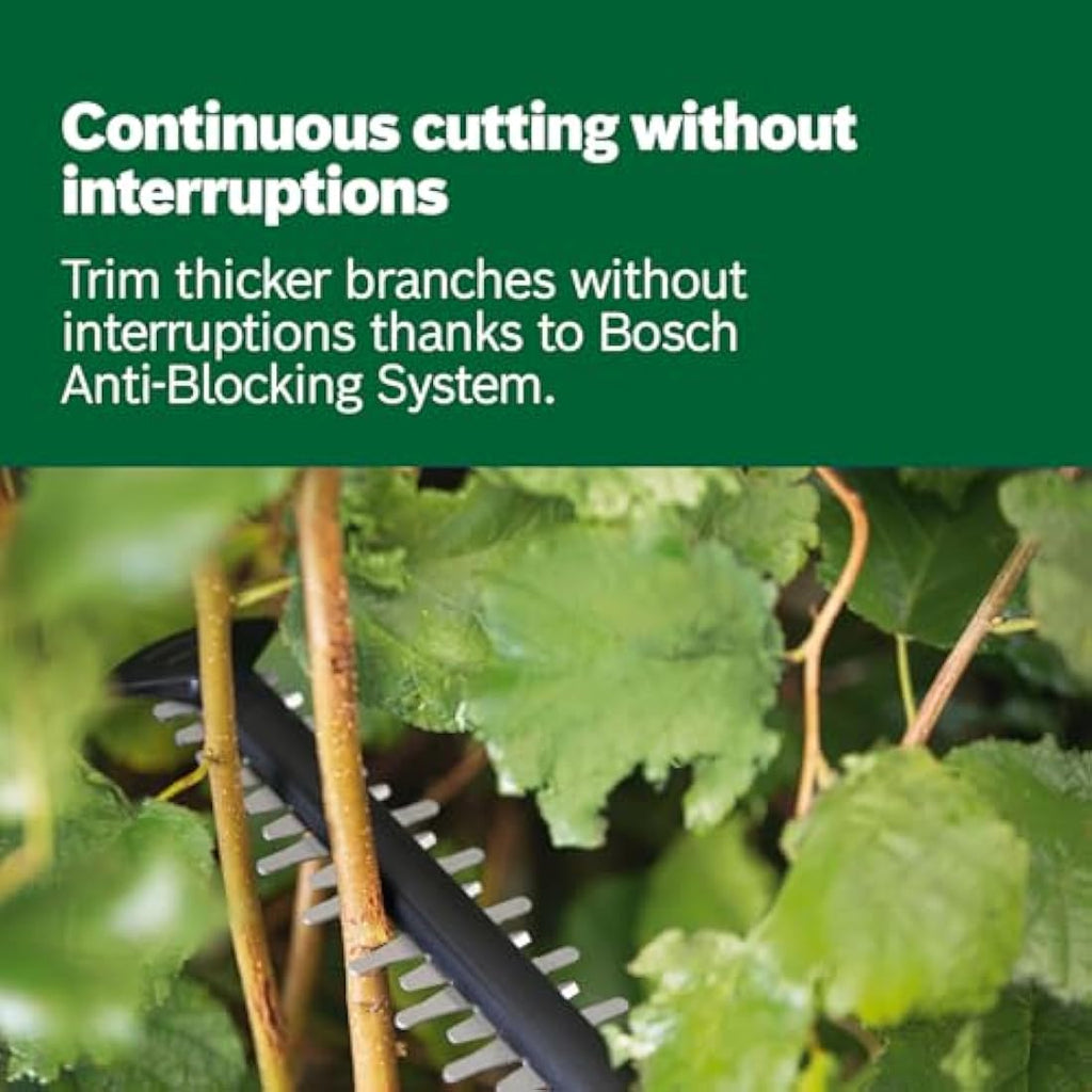 Bosch UniversalHedgeCut 18V-50 Cordless Hedge Trimmer – 50cm Blade