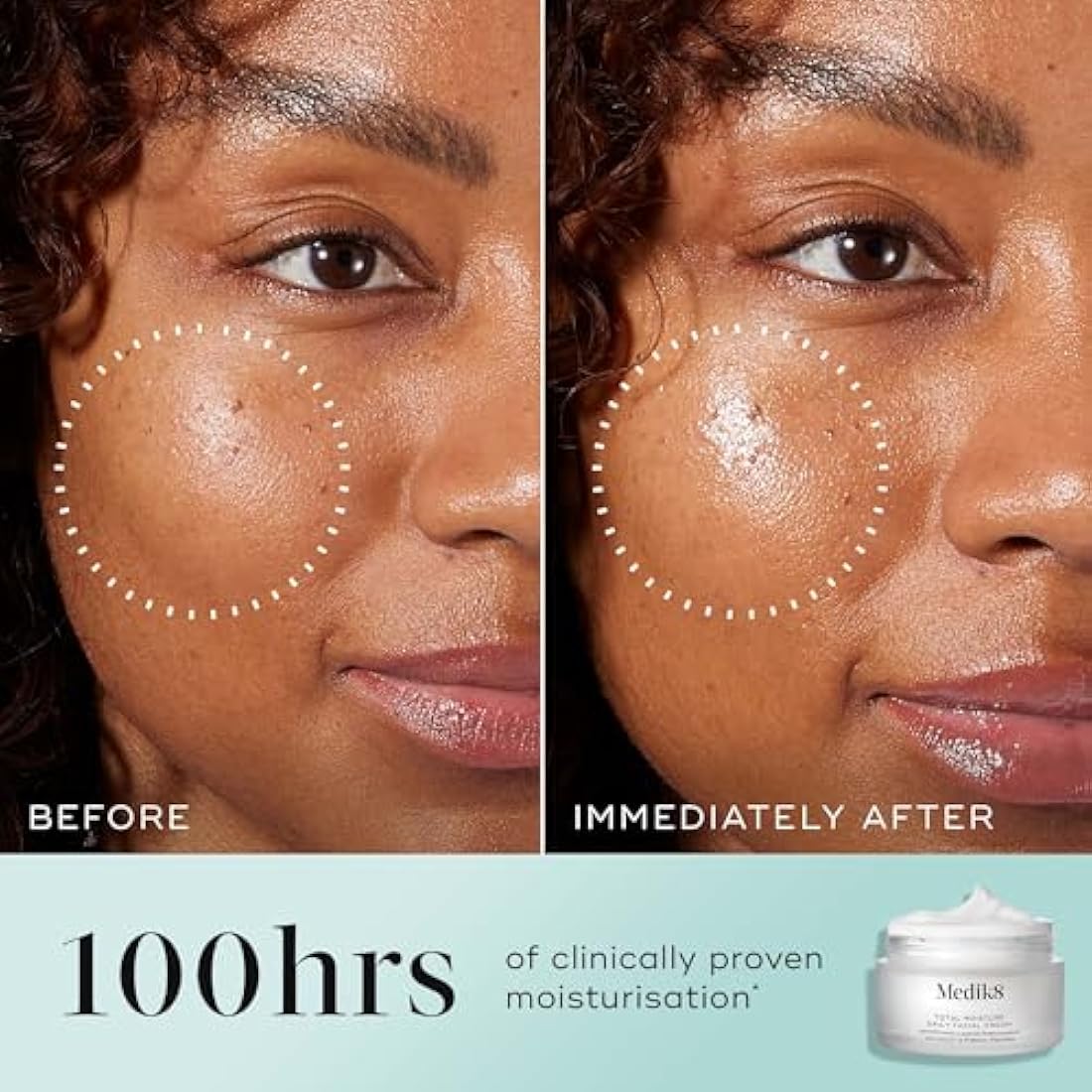 Medik8 Total Moisture Daily Facial Cream Refill Pod | Hyaluronic Acid 50ml
