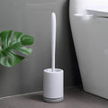 NORRSKOG Silicone Toilet Brush and Holder – Modern Grey Bathroom Kit