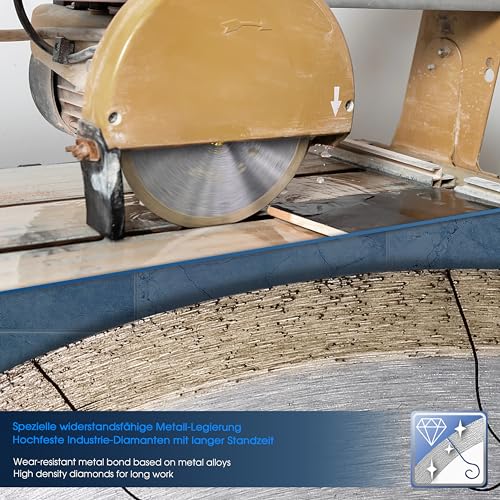 S&R Diamond Saw Blade 250mm – Cutting Disc for Porcelain and Granite