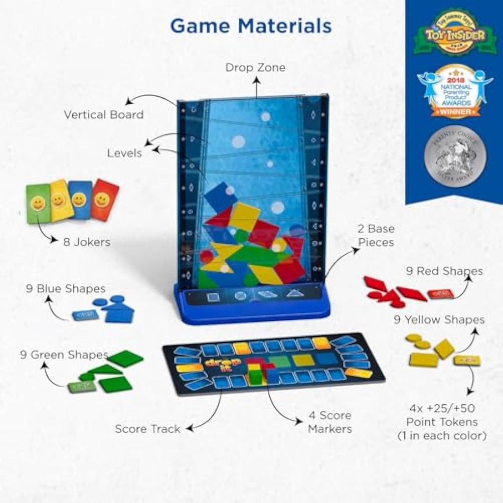 Thames & Kosmos Drop It Strategy Board Game - Family Game Night