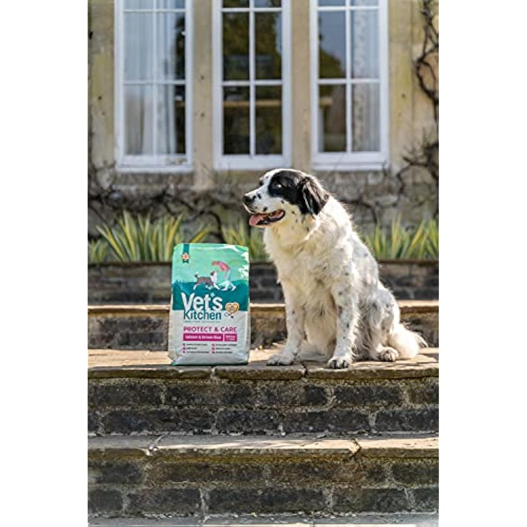 Vet's Kitchen Senior Dry Dog Food - Salmon & Brown Rice - 7.5kg