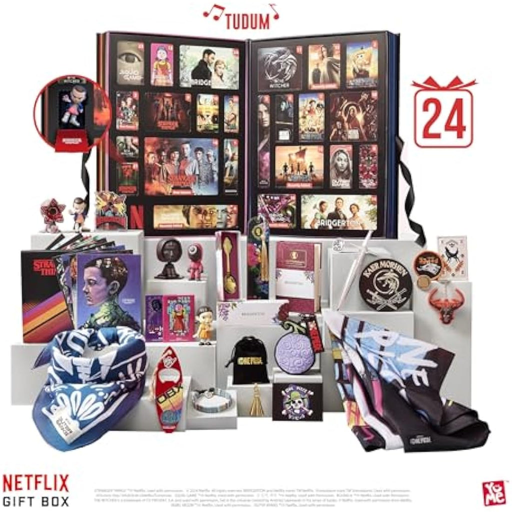 YuMe Netflix 2025 Advent Calendar – 24 Collectible Toys & Gifts