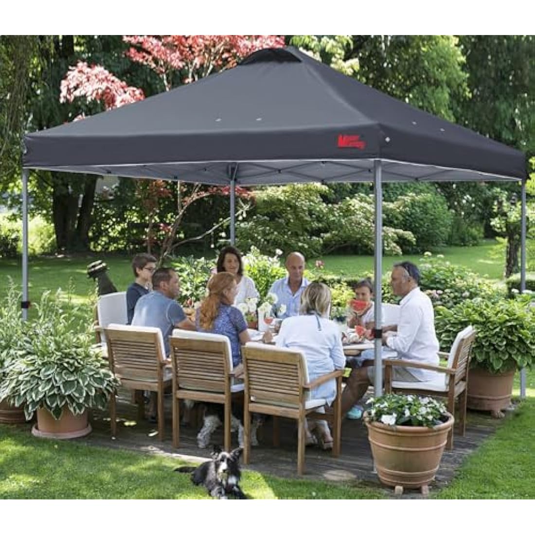 MASTERCANOPY 3x3M Pop-up Gazebo Tent | UV Protected Outdoor Canopy - Grey