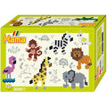 Hama Zoo Small World Fuse Beads Kit - Animal Arts and Crafts for Kids