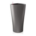LECHUZA DELTA Premium 30 Self-Watering Planter – Anthracite Metallic