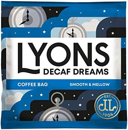 Lyons Decaf Dreams Decaffeinated Coffee Bags - Bulk Buy 150 Count