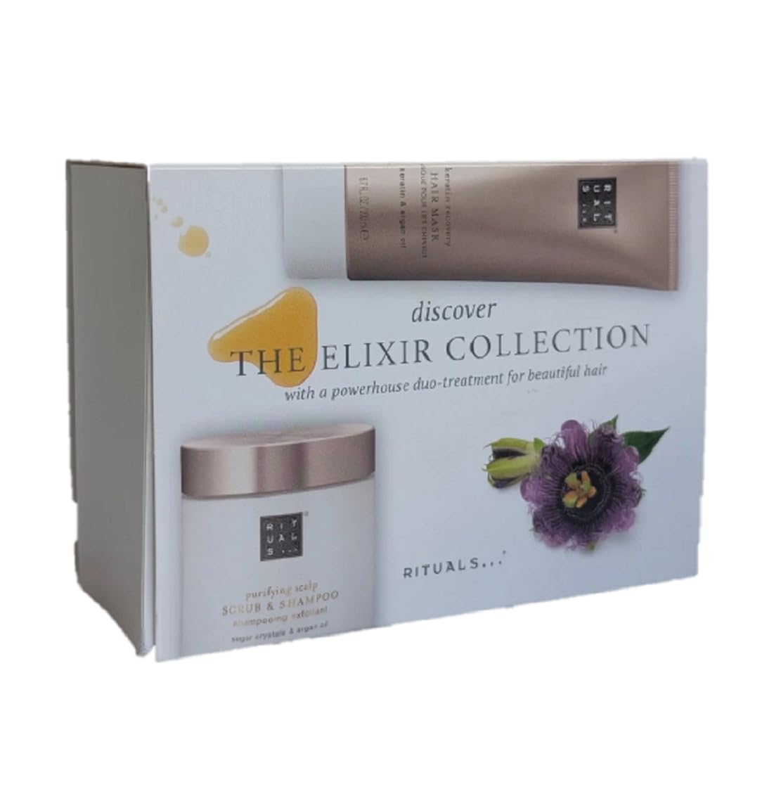Rituals The Elixir Collection Travel Hair Care Set: Mask & Scalp Scrub