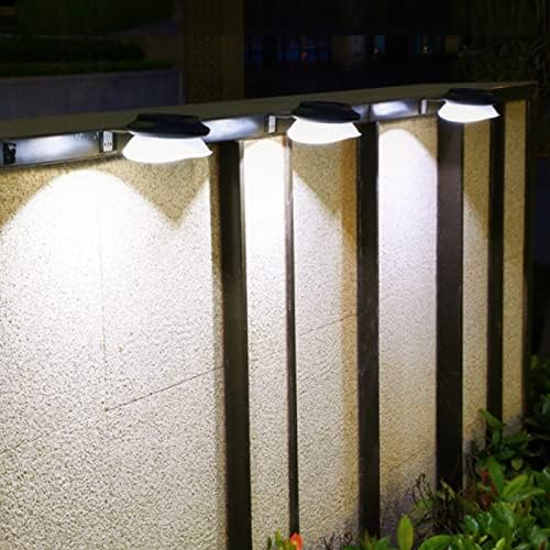 AVEKI 9 LED Solar Fence Gutter Lights – Waterproof Outdoor Security (6 Pack)
