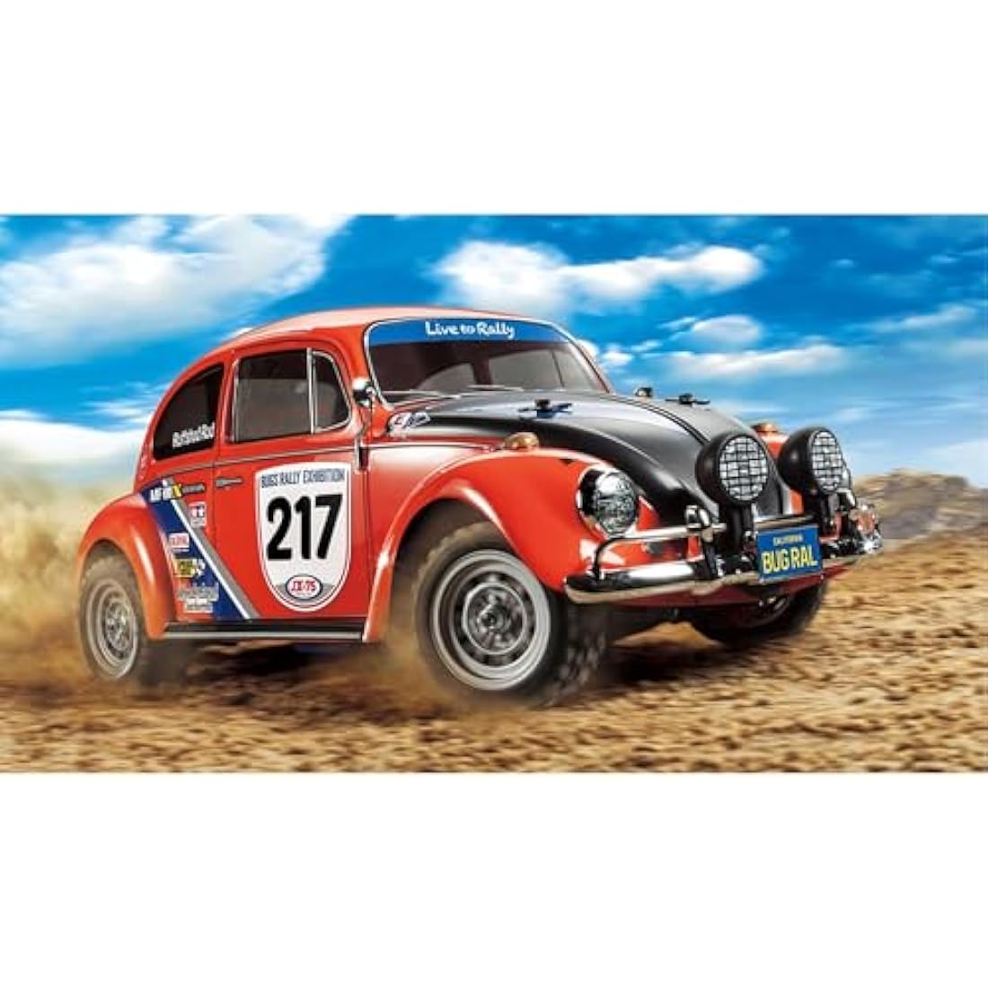 Tamiya VW Beetle Rally MF-01X 1/10 RC Car Model Building Kit