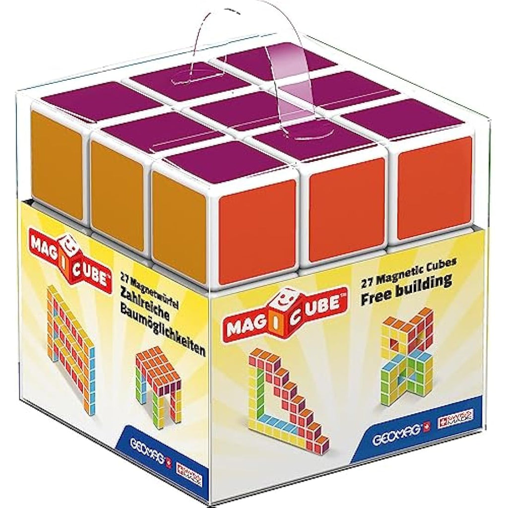 Geomag Magicube 27-Piece Magnetic Building Set – Educational STEM Toy