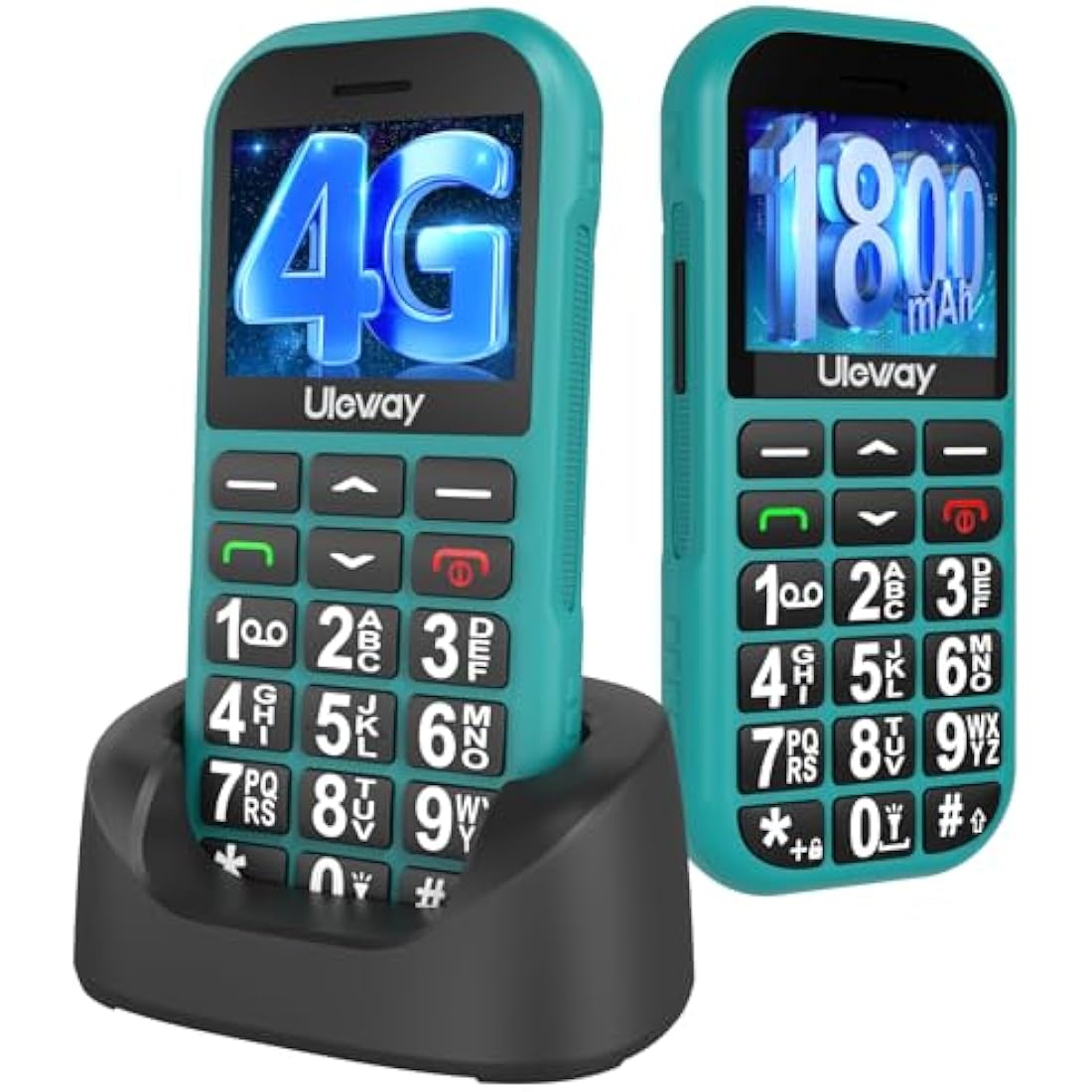 Jolof Store 4G Big Button Mobile Phone for Elderly | SOS & USB-C Dock