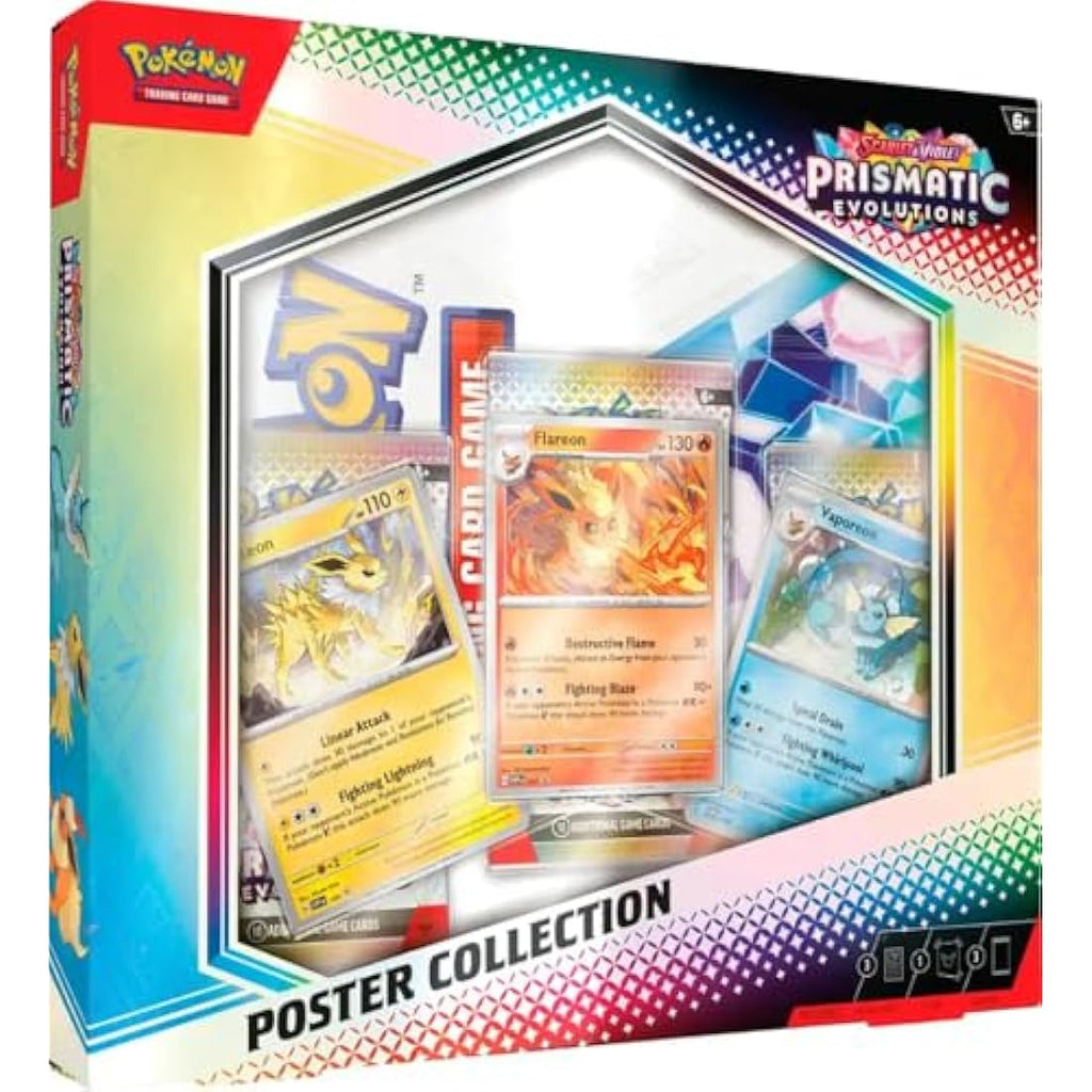 Pokemon TCG: Scarlet & Violet Prismatic Evolutions Poster Collection