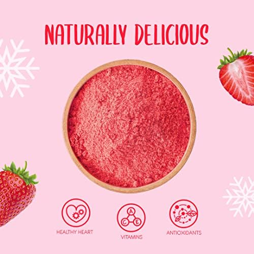 Freeze Dried Strawberry Powder – 500g Pure Fruit for Baking