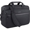 KROSER 17.3 Inch Laptop Briefcase – Expandable Water-Repellent Bag