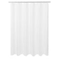 N&Y HOME Waterproof Fabric Shower Curtain Liner - White, 72x72 Inch