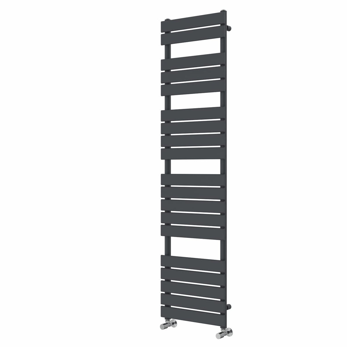 NRG Flat Panel Bathroom Heated Towel Rail Radiator 1800 x 450mm Anthracite