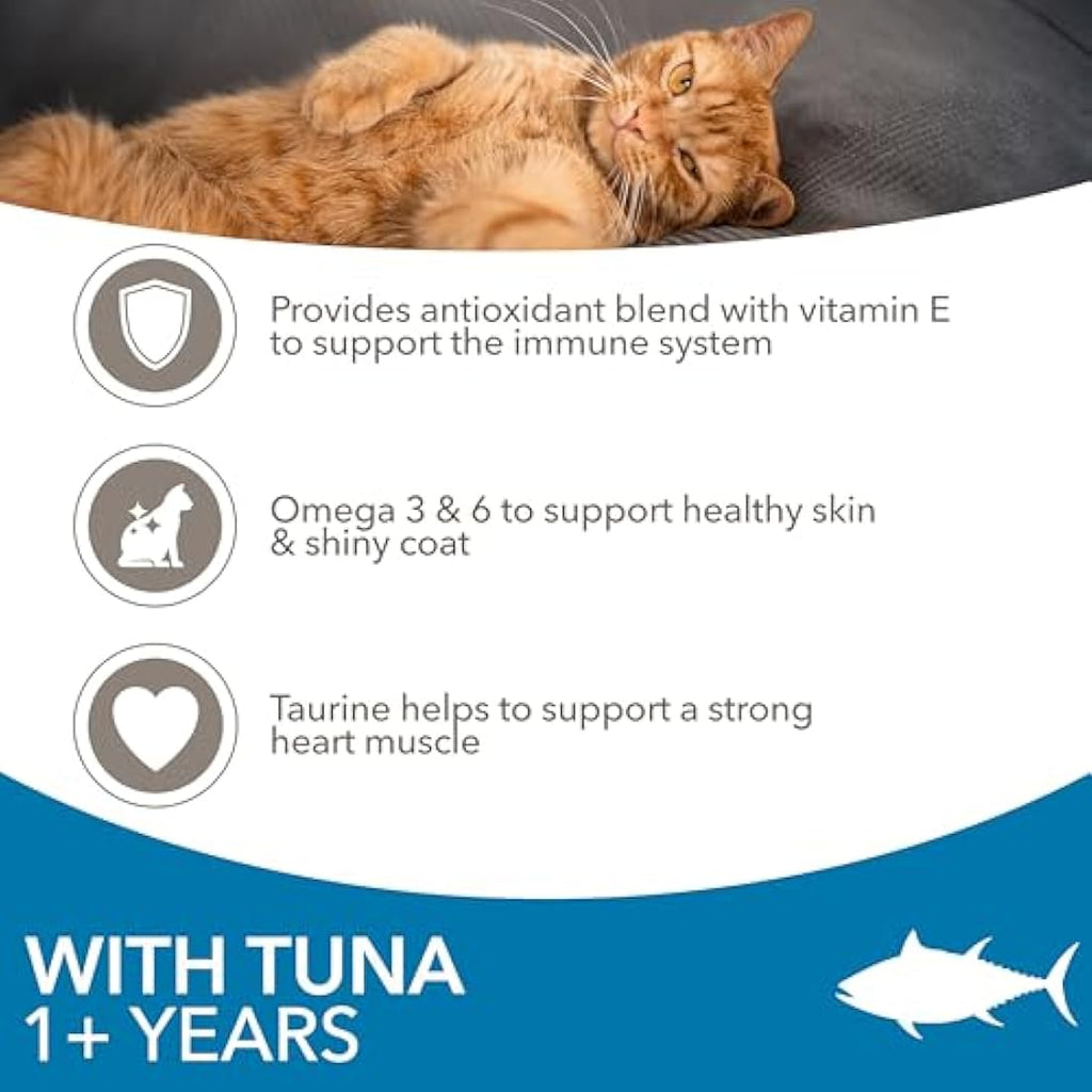 IAMS Adult Dry Cat Food – Tuna 10kg – High Protein Immune Support