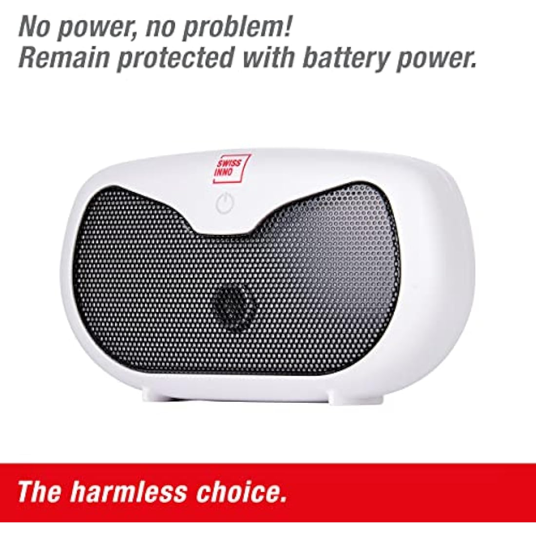 Swissinno Battery Ultrasonic Rodent Repeller - Portable Mouse Deterrent
