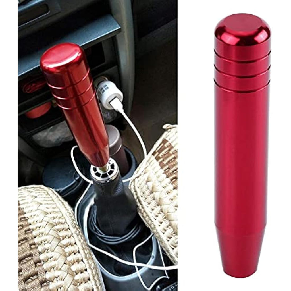 EBTOOLS Universal Manual Gear Shift Knob – 18cm Aluminum Alloy Shifter