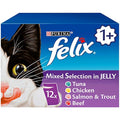 Felix Original Mixed Selection in Jelly Wet Cat Food - 12 x 100g Pouches