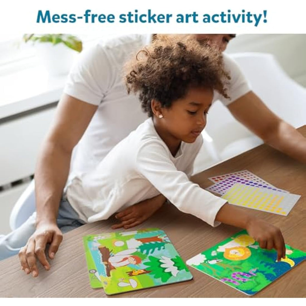 Skillmatics Dot It Animal Sticker Art Kit – Mess-Free DIY Craft for Kids